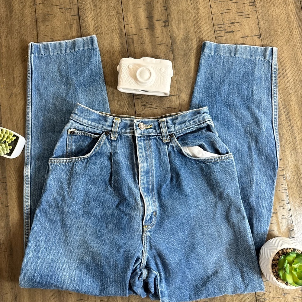 U.R Free Vintage  Blue Boyfriend Jeans - Picture 6 of 9